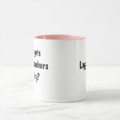 Wiskunde docent Gift Idee Wiskunde Joke Pun Mok (Midden)