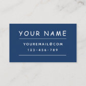 Wiskunde Docent Home Tutor Ruler Calculator Sinaas Visitekaartje (Achterkant)