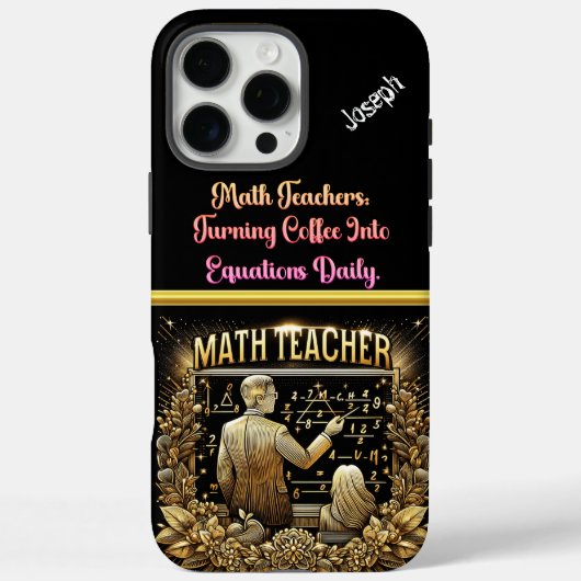 Wiskunde docent inspireert studenten Case-Mate iPhone case (Achterkant)