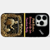 Wiskunde docent inspireert studenten Case-Mate iPhone case (Achterkant (horizontaal))