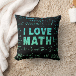 Wiskunde docent of wiskunde hoogleraar en student kussen