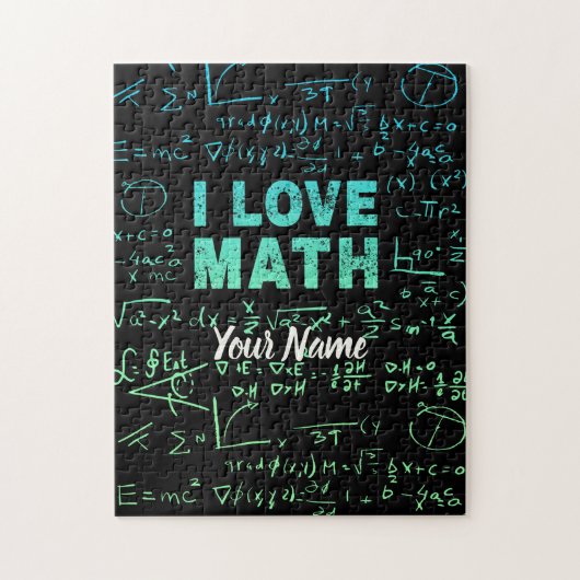 Wiskunde docent of wiskunde hoogleraar en student legpuzzel (Verticaal)