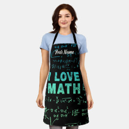 Wiskunde docent of wiskunde hoogleraar en student schort