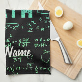 Wiskunde docent of wiskunde hoogleraar en student theedoek (Quarter Fold)