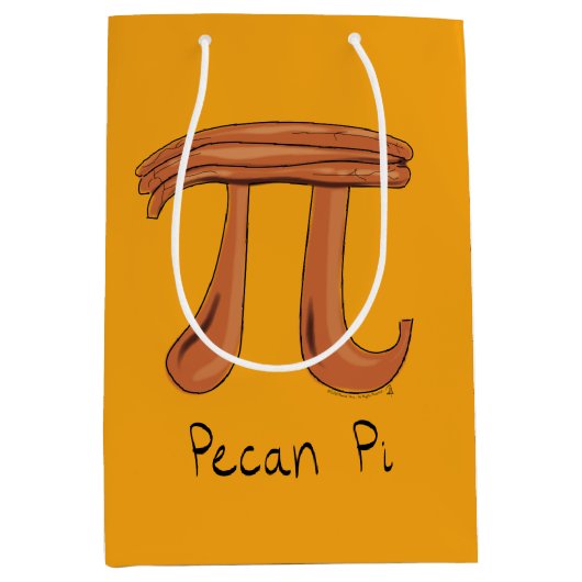 Wiskunde docent Pecan Pi-symbool Medium Cadeauzakje (Voorkant)