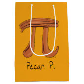 Wiskunde docent Pecan Pi-symbool Medium Cadeauzakje (Achterkant)