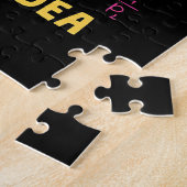 Wiskunde docent per dag zonder Wiskunde Legpuzzel (Zijkant)