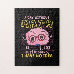 Wiskunde docent per dag zonder Wiskunde Legpuzzel