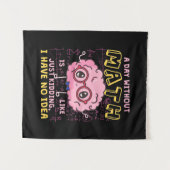 Wiskunde docent per dag zonder Wiskunde Wandkleed (Voorkant (horizontaal))