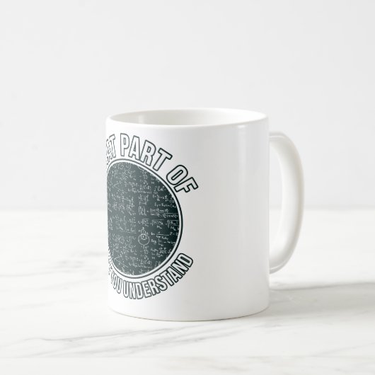 Wiskunde docent Sarcasm wiskunde Wiskunde student Koffiemok (Voorkant rechts)