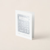 Wiskunde docent schoolcadeau voor persoonlijke cal folie kaarten (Voorkant)