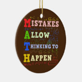 Wiskunde docent Wiskunde studenten wiskunde Keramisch Ornament (Rechts)