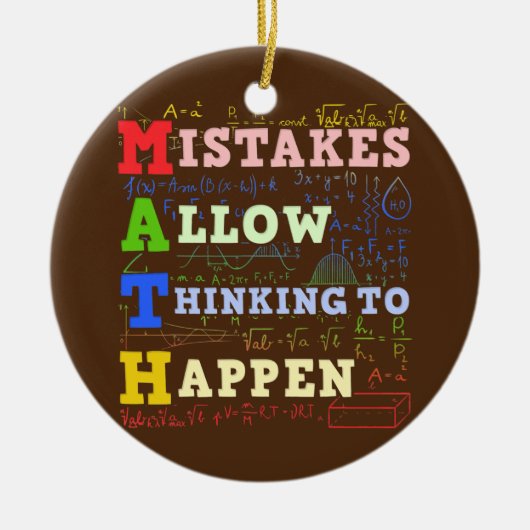 Wiskunde docent Wiskunde studenten wiskunde Keramisch Ornament (Voorkant)