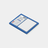 Wiskunde docent wiskunde tutoring wiskunden studen post-it® notes (Schuin)