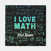 Wiskunde docent wiskundedocent en student magneet (Voorkant)