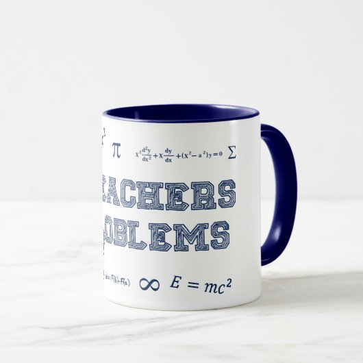 Wiskunde docenten hebben problemen mok (Voorkant rechts)