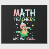 Wiskunde docenten zijn mathgisch cadeaupapier (Vlak)