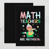 Wiskunde docenten zijn mathgisch kaart (Voorkant / Achterkant)