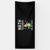 Wiskunde docenten zijn mathgisch spandoek (Verticaal)