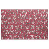 wiskunde doezelrood stof (Fat Quarter)