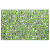 wiskunde doodle green stof (Fat Quarter)