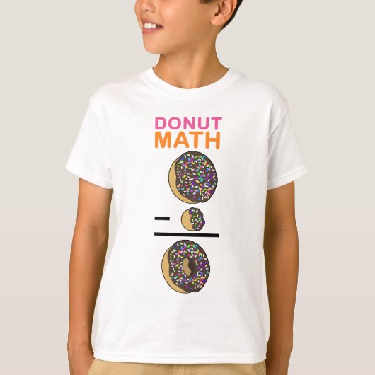 Wiskunde Doughnut T-shirt (Voorkant)