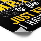 Wiskunde een dag zonder Wiskunde is net alsof je m Poster (Hoek)