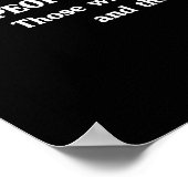 Wiskunde en 3 soorten mensen poster (Hoek)