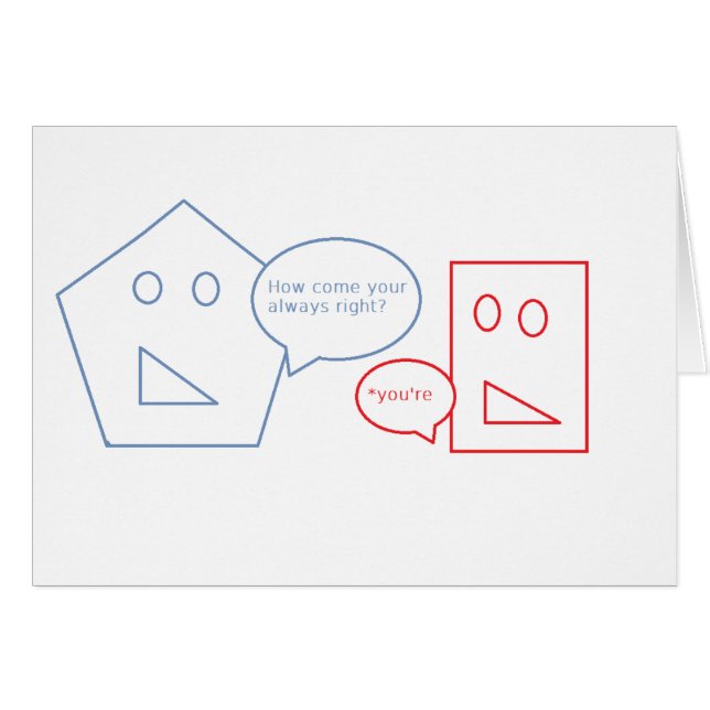 Wiskunde en Engelse woordvoerder (Voorkant Horizontaal)