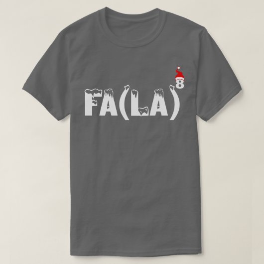 wiskunde fa la 1 t-shirt (Design voorkant)