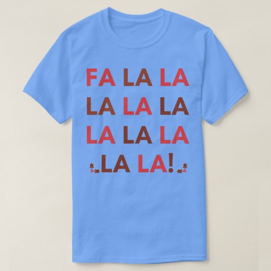 Wiskunde Fa La T-shirt (Design voorkant)