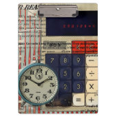 Wiskunde Financieel Adviseur accountant calculator Klembord (Voorkant)