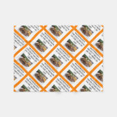 WISKUNDE FLEECE DEKEN (Voorkant (Horizontaal))