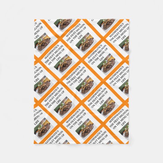 WISKUNDE FLEECE DEKEN (Voorkant)