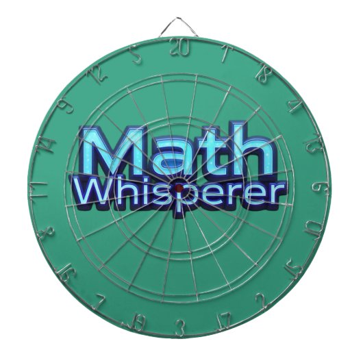 Wiskunde Fluisteraar Dartbord (Voorkant)