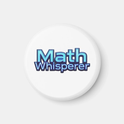 Wiskunde fluisteraar magneet (Voorkant)