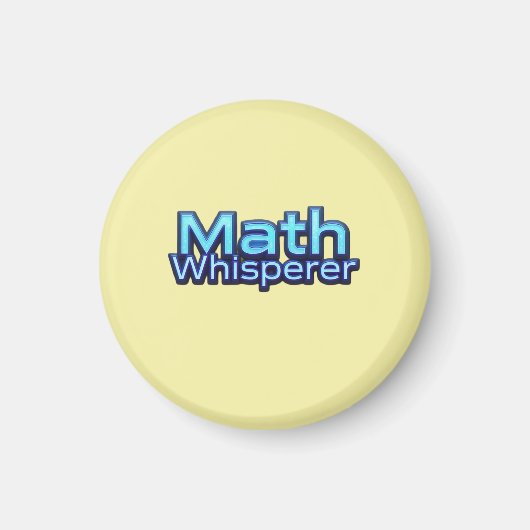 Wiskunde fluisteraar magneet (Voorkant)