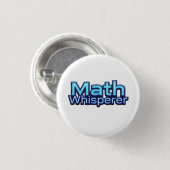 Wiskunde Fluisteraar Ronde Button 3,2 Cm (Voorkant /achterkant)