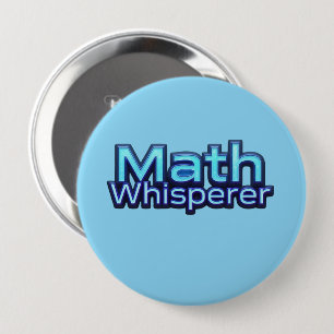 Wiskunde Fluisteraar Ronde Button 4,0 Cm
