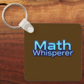Wiskunde Fluisteraar Sleutelhanger (Voorkant)