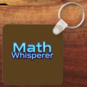 Wiskunde Fluisteraar Sleutelhanger (Achterkant)