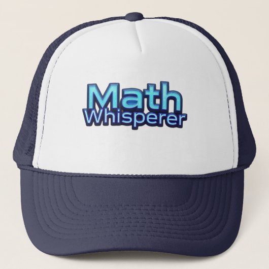 Wiskunde Fluisteraar Trucker Pet (Voorkant)