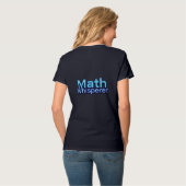 Wiskunde Fluistering T-shirt (Achterkant volledig)