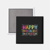 Wiskunde Formula Happy 100 Days of School Funny Wi Magneet (Voorkant / Achterkant)