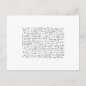 Wiskunde Formulas Patroon Briefkaart (Voorkant)
