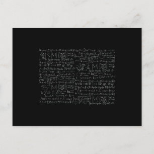 Wiskunde Formulas Patroon Briefkaart