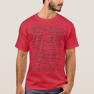 Wiskunde Formulas Patroon T-shirt