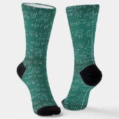Wiskunde Formulas Science Geek Socks Sokken (Gebogen)
