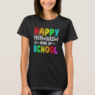 Wiskunde Formule 100 dagen schoolcadeautje T-shirt
