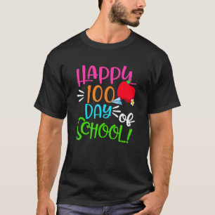 Wiskunde Formule 100 dagen schoolleraar-schoolmeis T-shirt